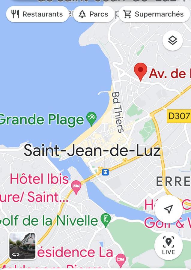2 Pieces A 300M De La Grande Plage - 2 A 5 Couchages Сен-Жан-де-Люз Екстер'єр фото